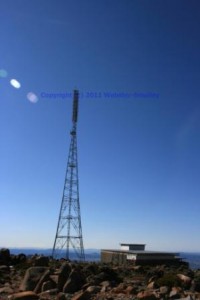 Telephone tower, Mt Wellington
